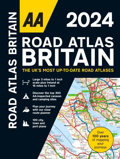 Road Atlas Great Britain 2024 ST IVES BOOKSELLER   9780749583408 