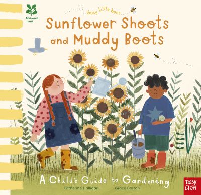 Sunflower shoots and muddy boots